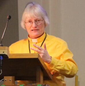 Glenda Hicks at Synod