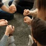 Group spiritual direction - praying hands